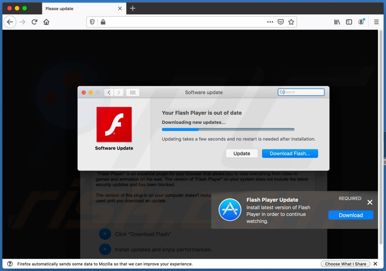 download most recent adobe flash player for mac